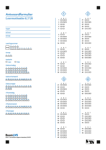 Leermotivatie 6-7-8 | Antwoordformulieren