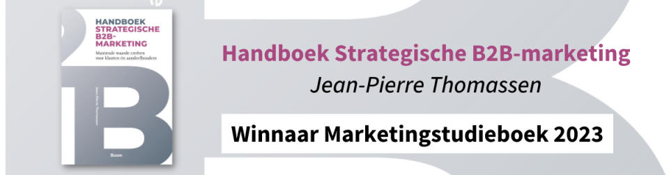 Handboek Strategische B2B-marketing is uitgeroepen tot Marketingstudieboek van het Jaar